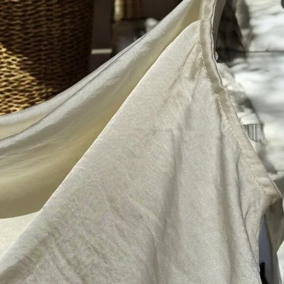 Show Me Your MuMu Ivory Keaton Satin Camisole Tank Size Small - Picture 6 of 11